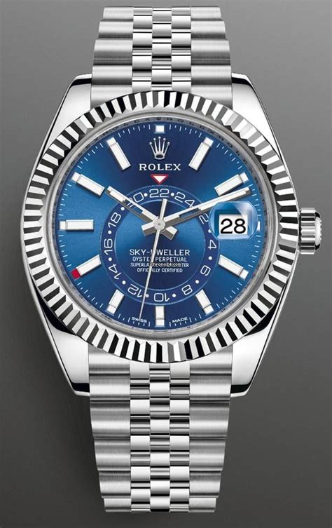 rolex sky dweller quadrante blu|rolex sky dweller price used.